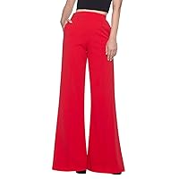 Pants Womens High Waist Solid Loose Long Casual Trousers