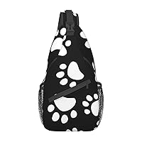 Bear Paw Cross Chest Bag Diagonally Travel Backpack, Light Travel, Hiking Single Shoulder Bag