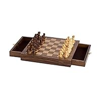 CHH Imports Magnetic Walnut Cafe Chess Set
