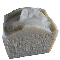 Volcanic Ash and Patchouli Soap All Natural Large Aged Bar 12 Oz.