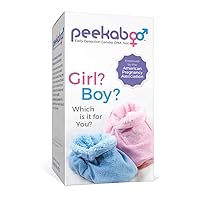 Peekaboo at Home Baby Gender Predictor Test Kit, Test at 7 Weeks Pregnant
