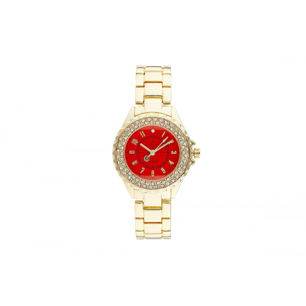 2033L-GR Gold Stainless Steel Bracelet Watch