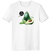 Auacada Watercolor Fruit Tasty Health T-Shirt Workwear Pocket Short Sleeve Sport Clothing