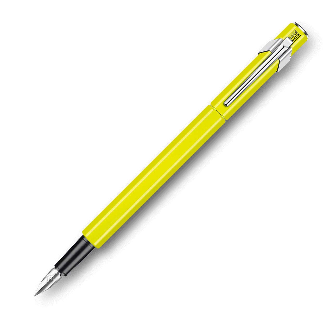 Caran d ́Ache Fountain Pen Fluorescent Yellow Nib B