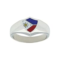 LDS Philippines Flag Ring