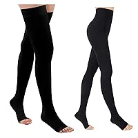 Thigh High 20-32 mmHg Compression Stocking +Medical Compression Pantyhose for Women & Men