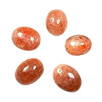 Natural Sunstone at Wholesale Lot (Usd 0.5/carat) Fine Quality Oval Shape Loose Gemstone for Reselling Astrologers Jewellers Crystal Chakra Healing Singh Leo Zodiac Sign Libra