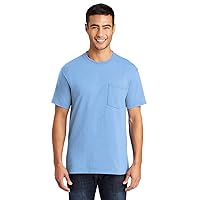 Port & Company Men's Tall 50/50 Cotton/Poly T Shirt with Pocket
