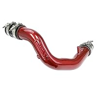 HPS Red Intercooler Charge Pipe with Silicone Boost Hot Side Compatible for 2016-2017 Lexus IS200t GS200t RC200t 2018-2019 GS300 2018-2024 IS300 RC300 2.0L Turbo, 17-122R