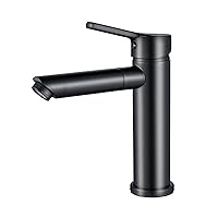 AANAN Faucets, Kitchen Taps Brass Bathroom Basin Faucets Basin Mixer Sink Bath Drinking Water Tap Mixer Chrome Modern Washbasin,(New Handle)