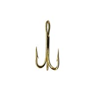 3551 Classic Treble Standard Strength Fishing Hooks | Tackle for Fishing Equipment | Comes in Bronz, Nickle, Gold, Blonde Red, Size 20