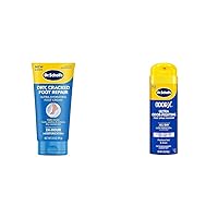 Dry Cracked Foot Repair Cream 3.5 oz & Odor-X Ultra Odor-Fighting Spray Powder 4.7 oz Bundle