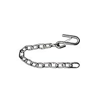 Fulton Safety Chains Safety Chain, Grade 30, 1/4 x 24-Inch with 7/16-Inch Wire Safety Latch