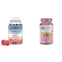 Garden of Life - Dr Formulated Magnesium Citrate Supplement with Prebiotics & Probiot & Organics Women's Gummy Vitamins - Berry - Certified Organic, Non-GMO, Vegan