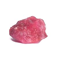 Chakras Healing Crystals Red Ruby Stone 7.00 Carat Rough Ruby Energy Stone, Certified Ruby Chunky Gemstone