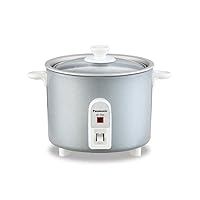 Rice Cooker, Steamer & Multi-Cooker, 3-Cups (Cooked), 1.5-Cups (Uncooked), SR-3NAL – Silver