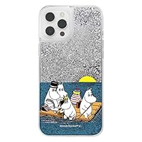 iPhone 12 Pro Max Case, Moomin Glitter Case, Moomin and Sea, iPhone 12 Pro Max Cover, Glitter