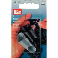 Prym Plastic Finger Guards Assorted Colours - per Pack of 2