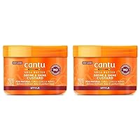 Cantu Define & Shine Custard with Shea Butter for Natural Hair, 12 oz (Packaging May Vary) (Pack of 2)
