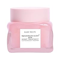 Watermelon Glow Sleeping Mask - Exfoliating + Anti-Aging Overnight Face Mask w/ AHA, Hyaluronic Acid + Pumpkin Seed Extract for Sensitive Skin - Hydrating Mask (60ml)