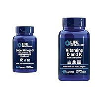 Life Extension Super Omega-3 EPA/DHA Fish Oil & Vitamins D and K with Sea-Iodine
