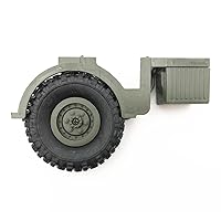 1:16 Model Spare Tire Military Truck Army Green Spare Tire Model Car DIY Replacement for WPL B24/16/36 Accessories