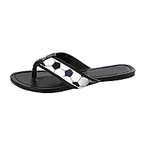 Slip on Mens Slippers Men's New Summer Baseball Sandals Soft Sole Fashion Personality Indoor Slippers for Men