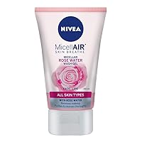 Nivea MicellAIR skin breathe micellar rose water wash gel for face and lips 150ml