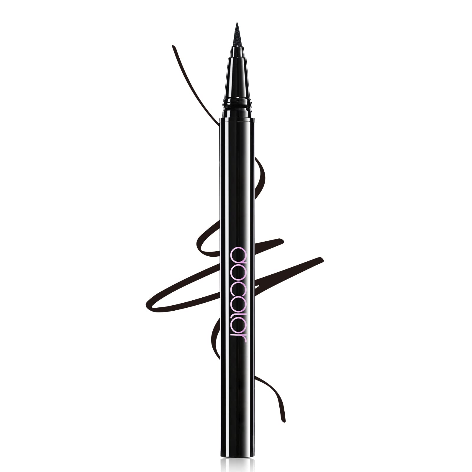 Docolor Waterproof Liquid Eyeliner Pen Super Slim All Day Eye Liner Black