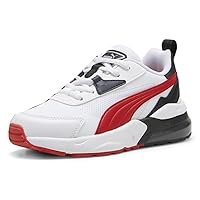 Puma Kids Boys Vis2k Lace Up Sneakers Shoes Casual - White
