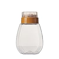 Seasoning containers Transparent Plastic Honey Bottle Food Packaging Bottle with Cover Honey Bottle jam Container Condiment Bottle