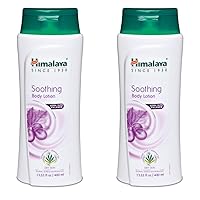 Soothing Body Lotion for Dry Skin, with Grape Seed and Almond Oil, Soothes and Moisturizes 13.53 oz (400 ml) (Pack of 2)