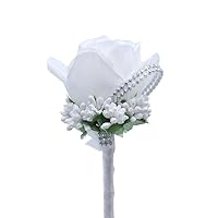 Groom Boutonniere Man Wedding Flowers Party Decoration Flower Lapel Pin for Men