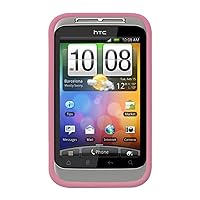 Amzer Silicone Skin Jelly Case for HTC Wildfire S - Baby Pink - 1 Pack - Case - Frustration-Free Packaging