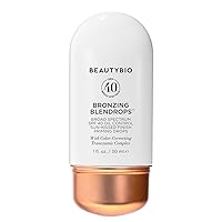 Bronzing BLENDROPS. Broad Spectrum SPF 40 Oil-Control Sun-kissed Finish Priming Drops With Color-Correcting Tranexamic Complex