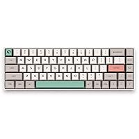 YUNZII Vintage 9009 Mechanical Keyboard, Dye Sub PBT Keycap Full Anti-Ghosting, Cherry MX Switch Mechanical Keyboard (Cherry MX Brown Switch, 68 Keys)