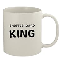 Shuffleboard King - 11oz White Coffee Mug, White