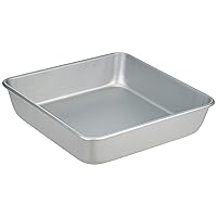 Wilton Performance Aluminum Square Cake and Brownie Pan, 8-Inch, Silver