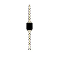 Ted Baker Two-Tone Bracelet with Crystals for Apple Watch® (Model: BKS38S311B0)