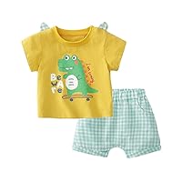 Baby Boys' Suits,Summer Cotton Two-Piece Suits,Boys' T-Shirt and Shorts.