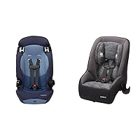 Cosco Finale Dx 2-in-1 Combination Booster Car Seat, Sport Blue, 1 Count (Pack of 1) & Mighty Fit 65 DX Convertible Car Seat, Heather Onyx