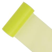 Creative Ideas 6-Inch by 25 Yards (75 Feet), White 29 Colors Available, Apple Green