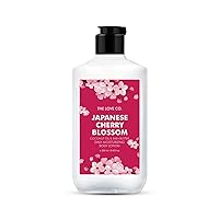 THE L.O.V.E CO. Japanese Cherry Blossom Body Lotion - Nourishing Moisturizer Cream for Dry Skin - Suitable for Men and Women with Jojoba Oil, Shea Butter & Vitamin E - 250ml