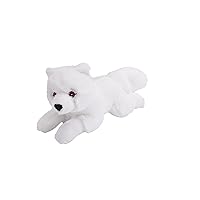 Ecokins Mini, Arctic Fox, Stuffed Animal, 8 inches, Gift for Kids, Plush Toy, Made from Spun Recycled Water Bottles, Eco Friendly, Child’s Room Décor