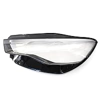 Driver Side Car Headlight Cover Replacement for Audi A6 C7 2016 2017 2018 Headlamp Cover Clear Lens Shell Cover
