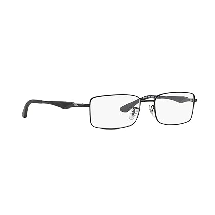 Ray-Ban RB6284 2503 Eyeglasses Black w/ Clear Demo Lens 55mm