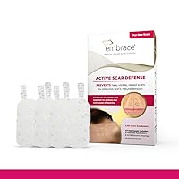 Active Scar Defense for New Scars, FDA-Cleared Silicone Scar Sheets, 2.4 Inch, Medium, 60 Day Supply (Recommended Treatment)