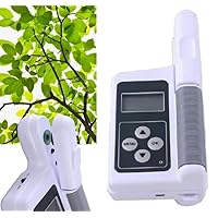 Portable Chlorophyll Meter Leaf Chlorophyll Tester Crop Nutrition Diagnostic with Chlorophyll Range 0.0‐99.9SPAD Nitrogen 0.0‐99.9mg/g For Nitrogen Chlorophyll Leaf Temperature Leaf Humidity