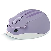 Wireless Mouse Cute Cartoon Animal Hamster Shape Silent Mouse Portable 1200DPI USB Cordless Mice for PC Mac Laptop Computer Gift for Kids Woman Adults