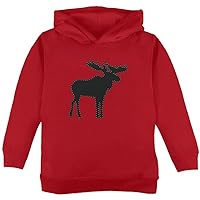 Old Glory Moose Faux Stitched Toddler Hoodie